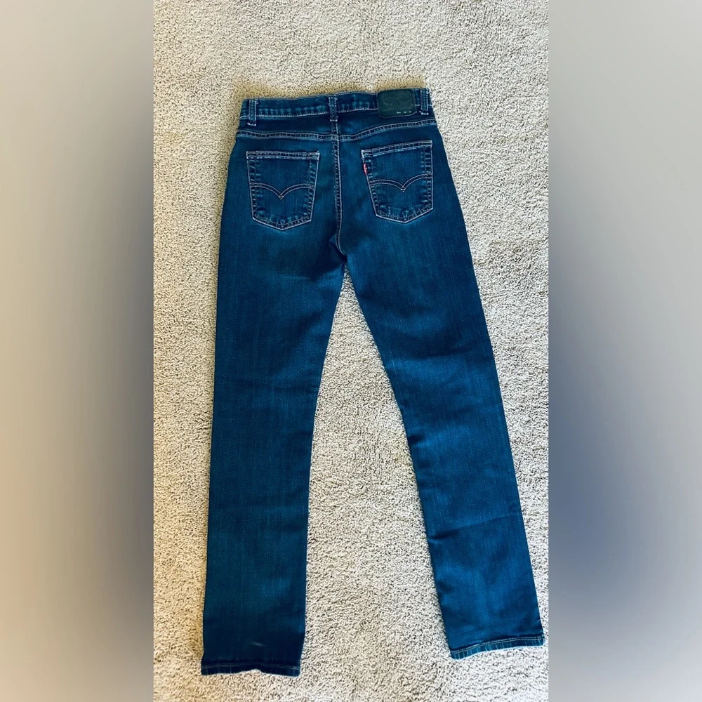 Levi's Kids Dark Blue Jeans - Picture 2 of 8